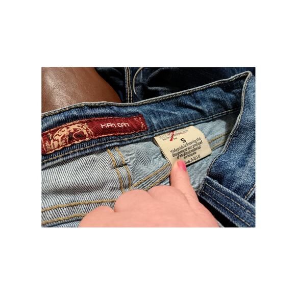 KanCan bootcut Jeans Embellished pockets Western cowgirl size 5/26 *G - Picture 6 of 6